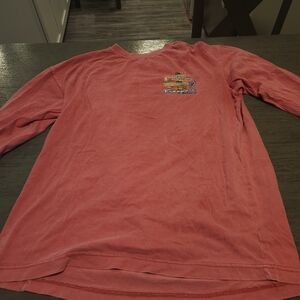 Red Long Sleeve Graphic Tee